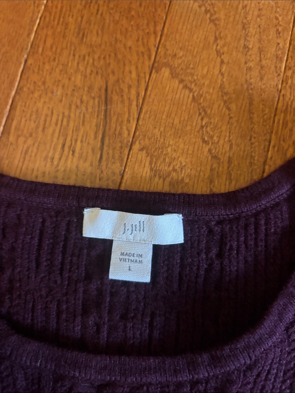 3-Piece Women's Sweater & Blouse Set - Cream, Maroon & Floral Blue - Picture 7 of 13